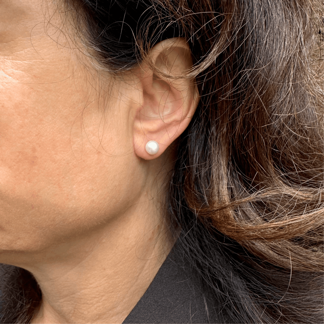 Parel oorstekers AAA 6,5 - 7mm - Gloria Maris Giethoorn