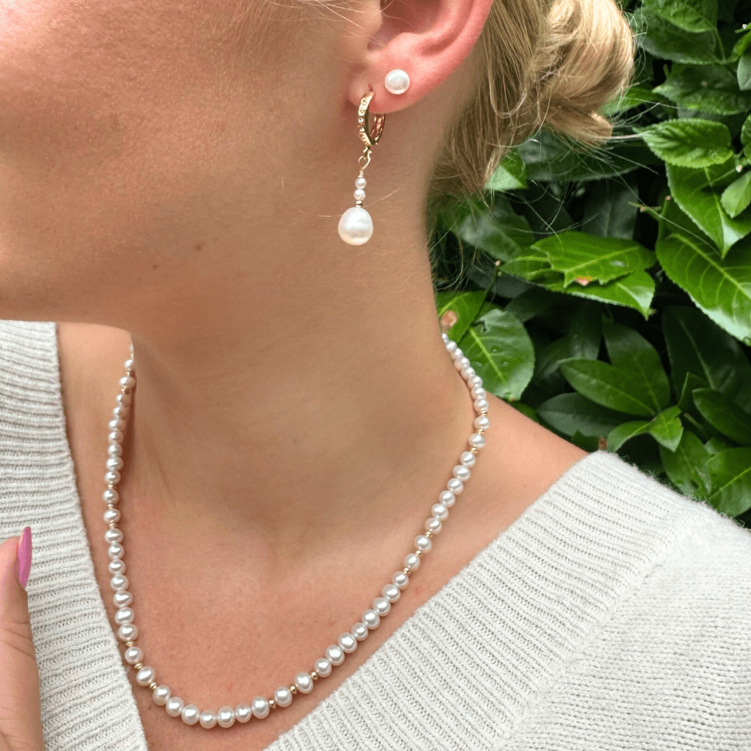 Parel collier 6mm - Gloria Maris Giethoorn