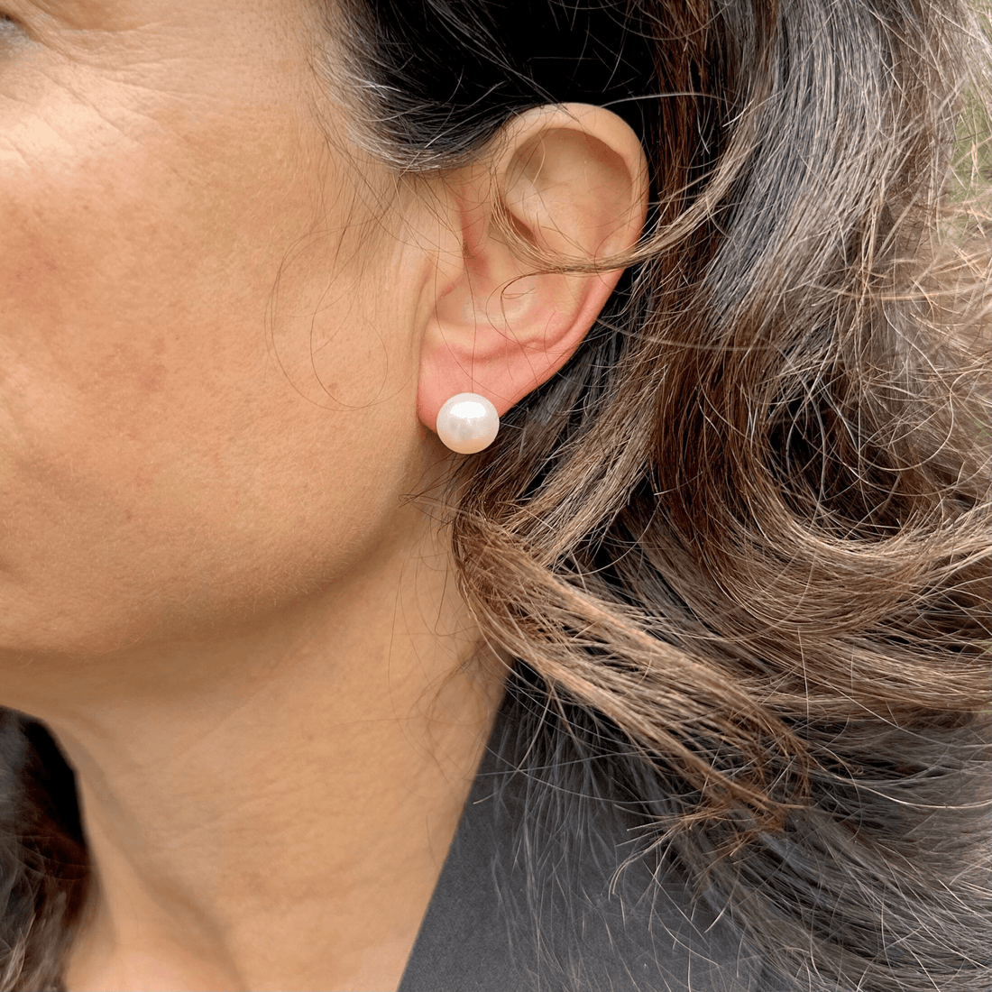 Parel oorstekers AAA 10,5 - 11mm - Gloria Maris Giethoorn