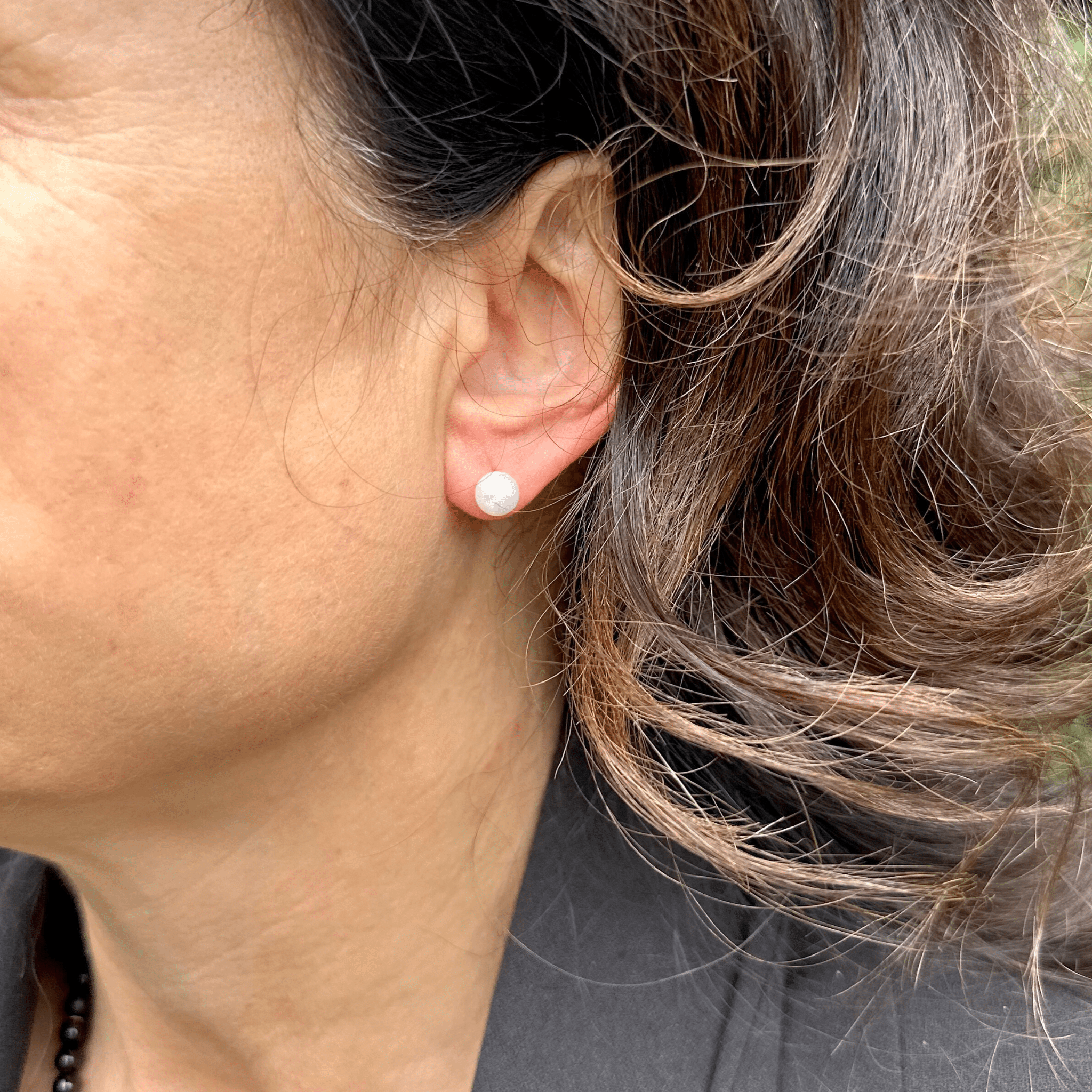 Parel oorstekers goud AAA 6,5 - 7mm - Gloria Maris Giethoorn