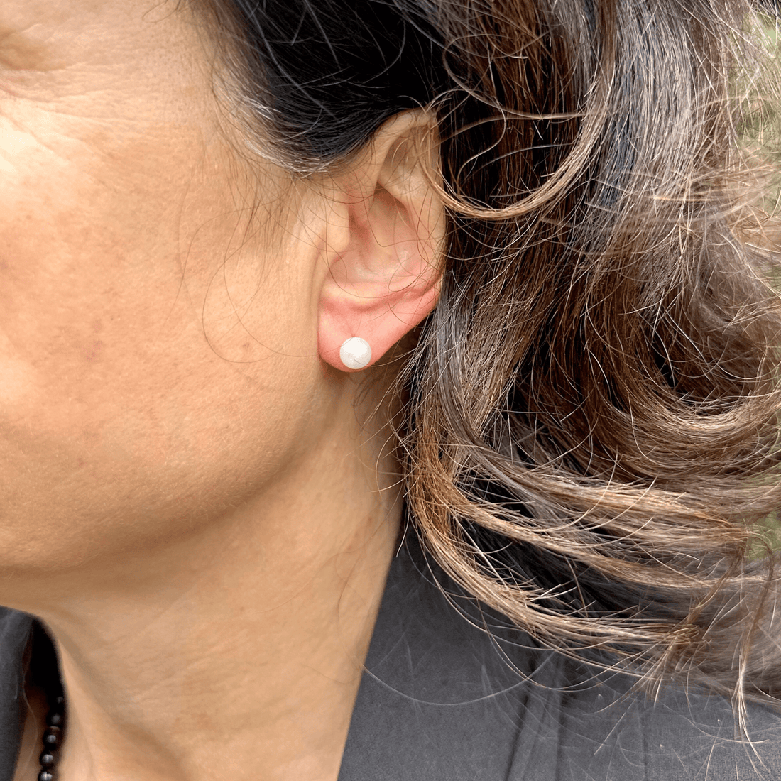 Parel oorstekers goud AAA 6,5 - 7mm - Gloria Maris Giethoorn