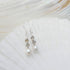 Parel Labradoriet oorhangers, sterling zilver 925