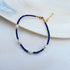 Lapis Lazuli facet met zoetwater Parel armband, 14 karaat gold filled