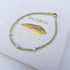 Zoetwater Parel in combinatie met Peridoot, gold filled 14 karaat