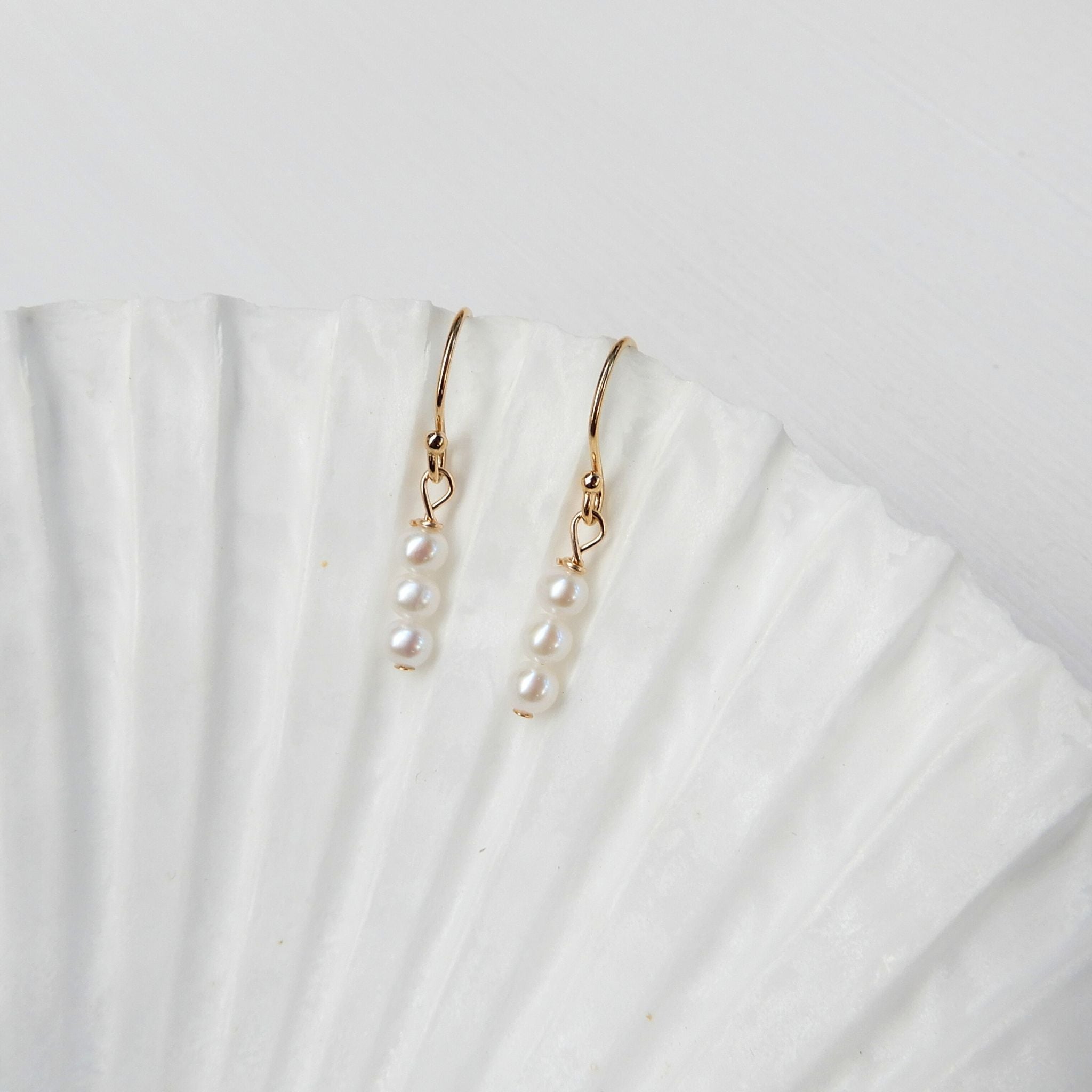 Zoetwater Parel 3mm oorstekers