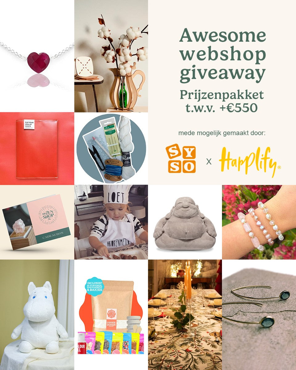 Win actie van Gloria Maris met andere webshops via Happlify