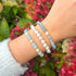 Zoetwater Parel armbanden set in combinatie met Aquamarijn