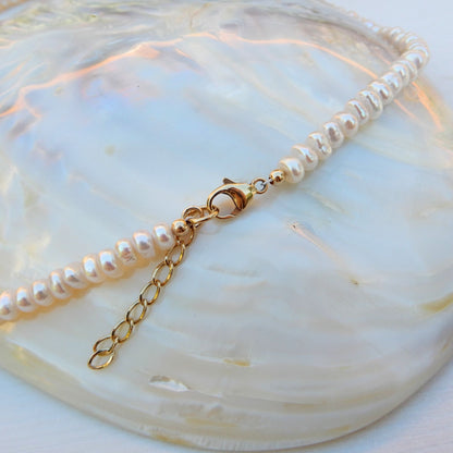 Gold filled sluiting met verlengketting.
