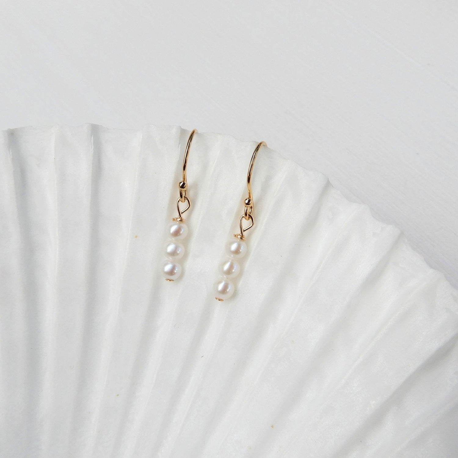 Zoetwater Parel 3mm oorstekers 